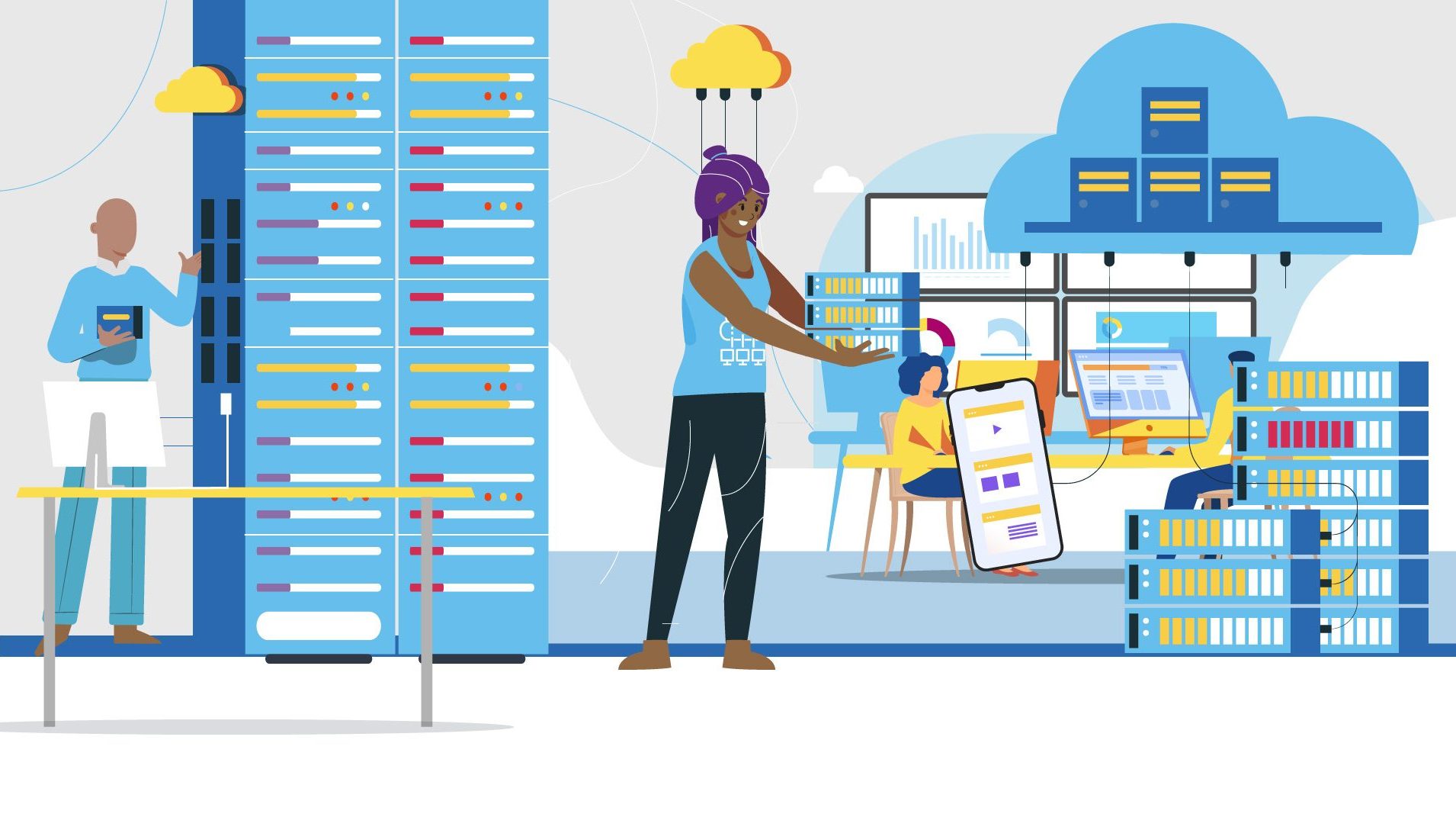 Axians Cloud and Data Center Infrastructure Ilustration