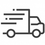 An icon for Logistics, symbolizing a truck