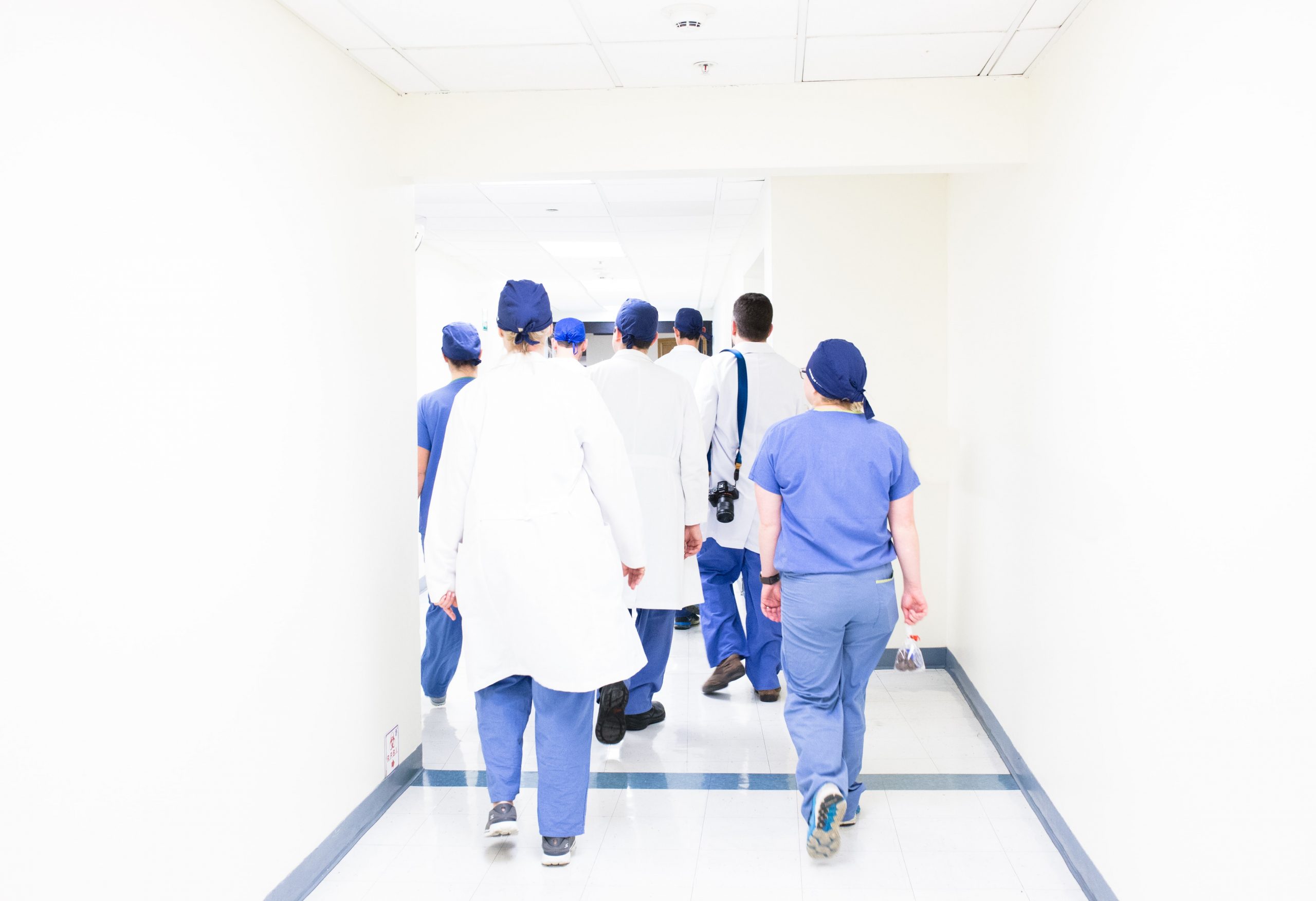 healthcare doctors walking